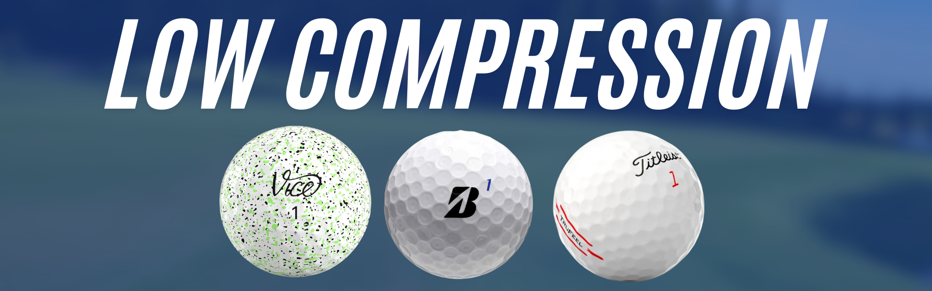 low compression golf balls