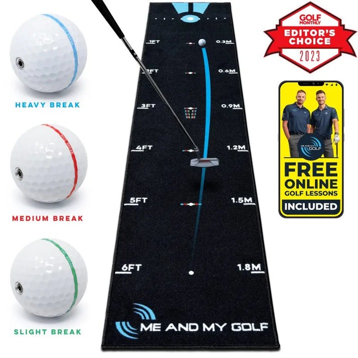 Product image of the Me and My Golf Breaking Ball Putting Mat