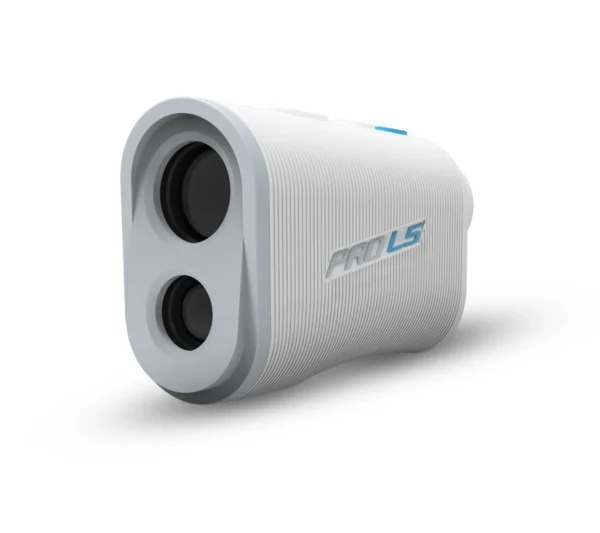 Product image of a white Shot Scope PRO L5 golf laser rangefinder